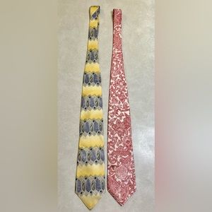 VANZON 391 SING THONG & STAFFORD Neckties Neck Tie 100% Silk Italian Thailand